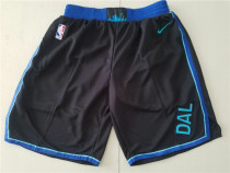  Dallas Mavericks小牛城市版 黑色 球裤