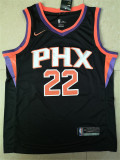 Phoenix Suns18-19新赛季 太阳队 22号 德安德烈-艾顿 黑色 新秀球迷版球衣