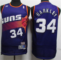 Phoenix Suns太阳队 34号 巴克利 紫色 极品网眼球衣
