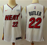 Miami Heat热火 22号 吉米·巴特勒 白色