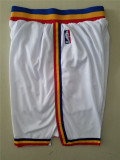 Golden State Warriors 勇士队 白色 复古球裤