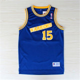 Golden State Warriors 勇士队 15号 斯普雷维尔 蓝色 极品网眼球衣