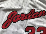 Chicago Bulls 公牛队 23号 乔丹 白色 纪念版 极品网眼球衣