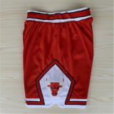 Chicago Bulls 公牛队 红色 极品网眼球裤