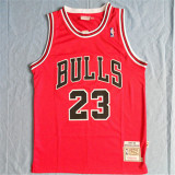 Chicago Bulls 公牛队 23号 乔丹 红色 1997-98赛季纪念版 极品网眼球衣