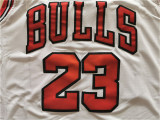 Chicago Bulls 新款 公牛(新面料印花) 23号 乔丹 白色