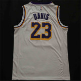 Los Angeles Lakers 新赛季 湖人队 23号 戴维斯 白色 球迷版球衣