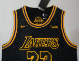 Los Angeles Lakers 19新款 湖人队（城市版）23号 詹姆斯 黑色