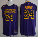 Los Angeles Lakers 19新款 湖人队（城市版）24号 科比 紫色
