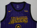 Los Angeles Lakers 19新款 湖人（城市版） 8号 科比 条纹紫色