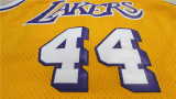 Los Angeles Lakers 湖人队 44号 韦斯特 复古黄色 极吕网眼