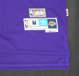 Los Angeles Lakers 湖人队 8号LA 科比 紫色 三叶草极品网眼球衣