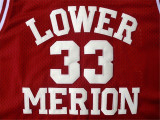 Los Angeles Lakers 湖人队 33号 科比 高中复古 白色 极品网眼球衣
