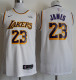 Los Angeles Lakers 19新款 湖人队 23号 詹姆斯 白色 球迷版球衣