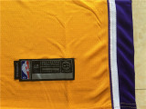 Los Angeles Lakers 18-19新赛季 湖人队 23号勒布朗.詹姆斯 黄色 球迷版球衣