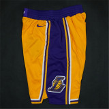 Los Angeles Lakers 19新款 湖人队 球裤 黄色
