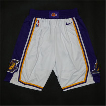 Los Angeles Lakers 19新款 湖人队 球裤 白色