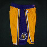 Los Angeles Lakers 19新款 湖人队 球裤 黄色