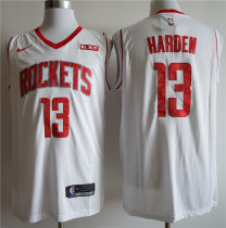 Houston Rockets 新赛季 火箭队 13号 哈登 白色 球迷版