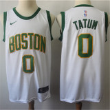 Boston Celtics19新款（城市版） 凯尔特人（城市版） 0号 杰森-塔图姆 白色