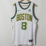 Boston Celtics凯尔特人队 8号 肯巴 沃克 白色 2019新款城市版