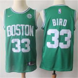 Boston Celtics新款 凯尔特人队 33号 伯德 绿色