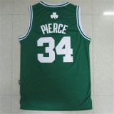 Boston Celtics凯尔特人队 34号 皮尔斯 绿色 新面料球衣