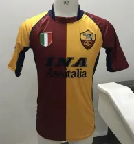 2001-2002 AS Roma home Retro Jersey Thailand Quality