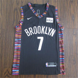 Brooklyn Nets 新赛季 篮网队（城市版）7号杜兰特 黑色 球迷版