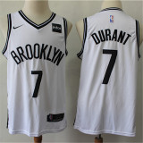 Brooklyn Nets 新赛季 篮网队 7号 杜兰特 白色 球迷版