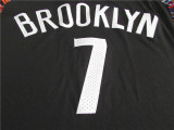 Brooklyn Nets 新赛季 篮网队（城市版）7号杜兰特 黑色 球迷版