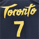 Toronto Raptors  19-20新赛季 猛龙队（城市版） 7号 洛瑞 大龙黑金