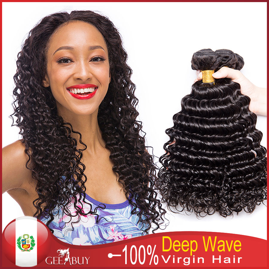 virgin peruvian deep wave hair