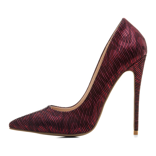 Arden Furtado 2018 new style slip on sexy high heels 12cm wedding shoes for woman office lady stilettos