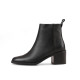 Arden Furtado new 2018 spring genuine leather chelsea boots fashion shoes for woman square heels ankle boots women slip on matin boot