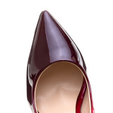 2018 spring autumn fashion stilettos shoes for women high heels 12cm slip on pumps