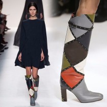 Arden Furtado 2018 spring autumn winter knee high boots platform high heels 11cm big size fashion boots woman shoes