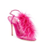 Brand shoes Arden Furtado  summer high heels 11cm 8cm big size fashion feather stilettos sandals sexy woman shoes