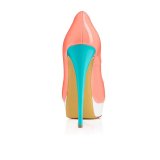 Arden Furtado 2018 new summer high heels 15cm fashion platform sexy peep toe pink yellow striped party shoes for women 43 44 45
