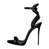 Fashion sandals large size Stilettos heels platform Women's shoes Ankle strap shoes