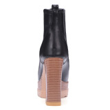 Chunky heels Platform boots Women's shoes ladies Ankle boots