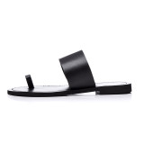 Arden Furtado 2018 summer genuine leather casual new shoes for woman gladiator silver slippers flip-flops slides ladies sandals