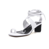Arden Furtado 2018 summer med heels 5cm ankle strappy big size 40-43 genuine leather fashion sandals small size 33 shoes women