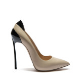 Arden Furtado spring autumn slip on fashion stilettos high heels metal heels big size party shoes slip on pumps woman shoes