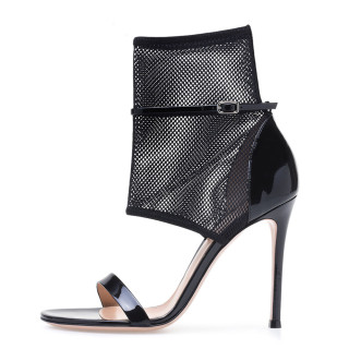 Arden Furtado summer high heels fashion sandals shoes for woman sexy Mesh boots gladiator shoes