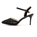 Arden Furtado 2018 summer high heels 8cm stilettos buckle strap sexy llace buckle strap fashion elegant sandals shoes for woman