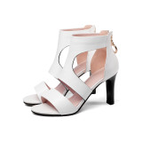 Arden Furtado new 2018 summer sexy high heels 9cm fashion shoes women gladiator stilettos night club shoes white sandals ladies