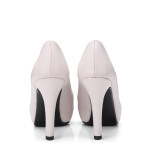 Arden Furtado 2018 high heels 11cm platform white black round toe stilettos slip on pumps office lady party dress shoes woman