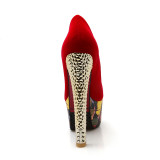 Arden Furtado 2018 spring autumn slip on fashion pumps high heels 15cm sexy night club platform ladies party shoes small size 31