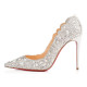 spring summer sexy high heels 12cm stilettos white wedding shoes big size lace pumps ladies